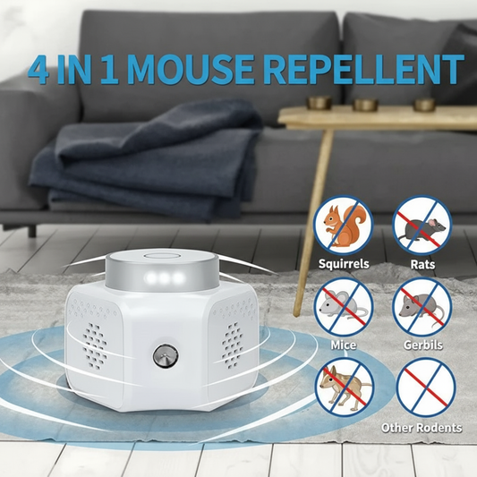 Ultimate Ultrasonic Rat & Rodent Repellent for Home, Warehouse & Office