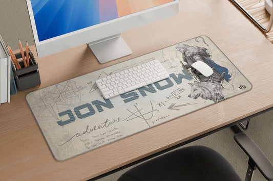 Jon Snow LineArt Edition - XXL and XXXXL Mouse Pad - PixelGears