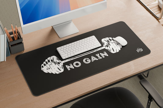 No Pain No Gain Gym Motivation - XXL and XXXXL Mouse Pad - PixelGears