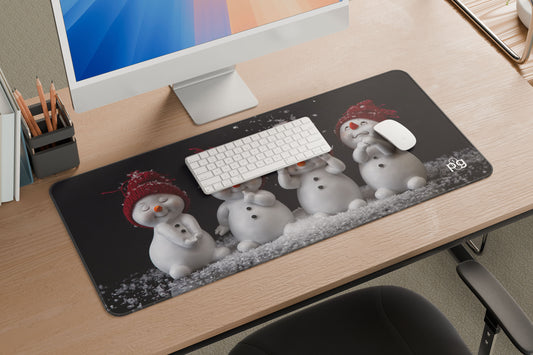 Snowy Smiles - XXL and XXXXL Mouse Pad - PixelGears