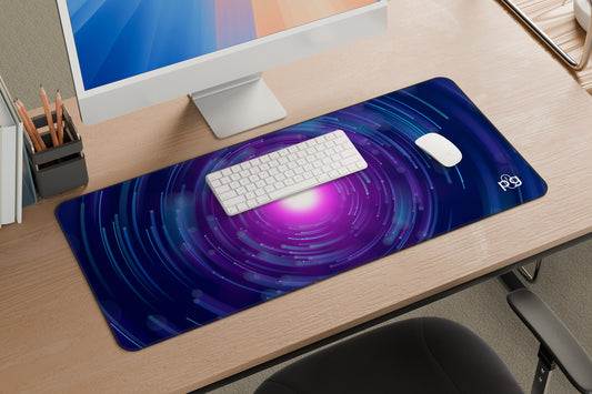 Glowing Purple Core XXL and XXXXL Mouse Pad - PixelGears