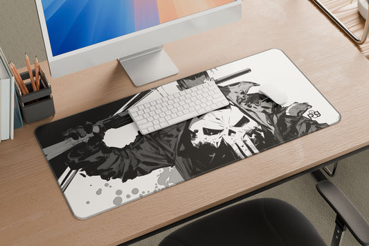 Punisher With Shotgun - XXL and XXXXL Mouse Pad - PixelGears