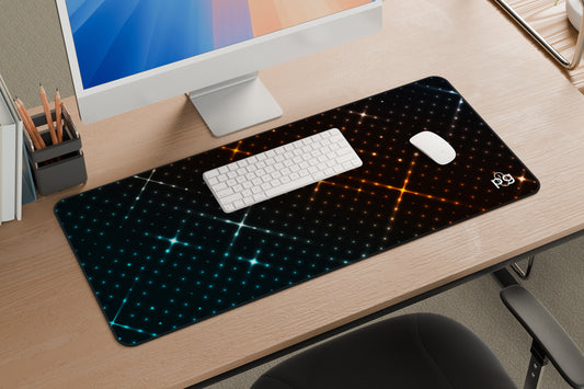 Dark Glowing Dots XXL and XXXXL Mouse Pad - PixelGears