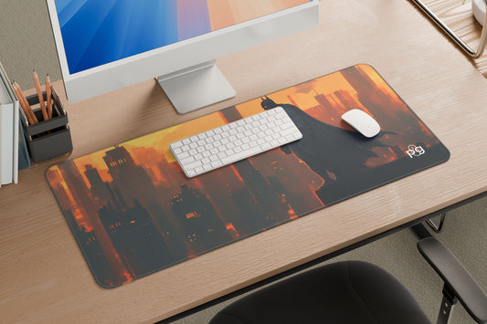 Batman Sunset Gotham - XXL and XXXXL Mouse Pad - PixelGears