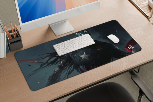Zombie Captain America - XXL and XXXXL Mouse Pad - PixelGears