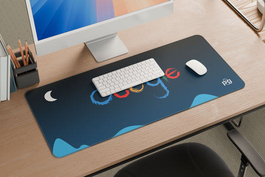 Google Logo Typography Night Sky - XXL and XXXXL Mouse Pad - PixelGears