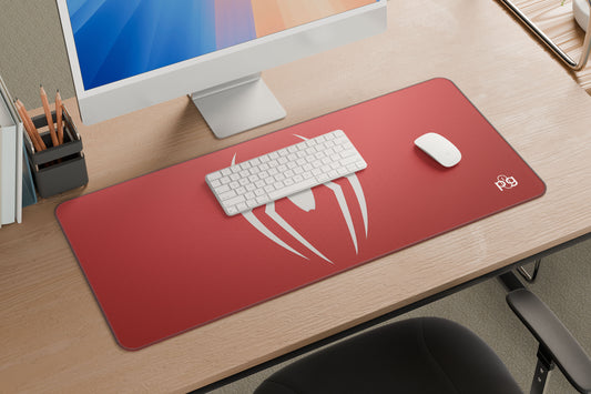 Spider Man Logo Red Background - XXL and XXXXL Mouse Pad - PixelGears