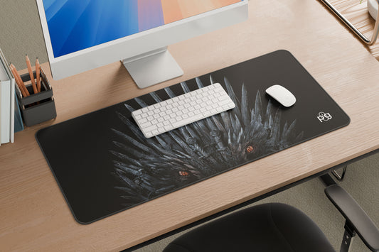 Dragon Game Of Thrones Black Background - XXL and XXXXL Mouse Pad - PixelGears
