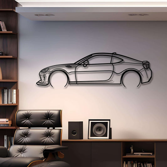 2019 86 Metal Car Silhouette Wall Art | Personalized Car Gift For Men - PixelGears