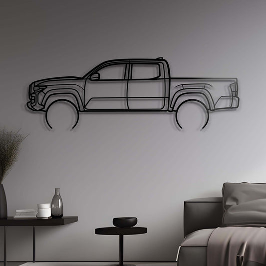 2023 Tacoma Metal Car Silhouette Wall Art | Personalized Car Gift For Men - PixelGears