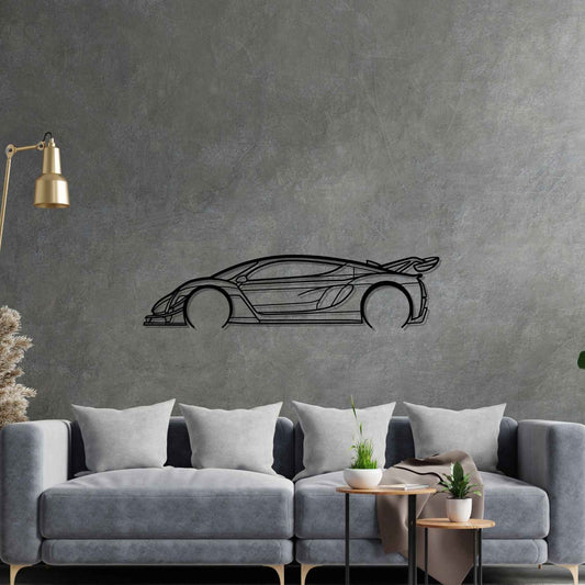 Czinger 21C6 Metal Wall Art Car Silhouette | Personalized Car Gift For Men - PixelGears