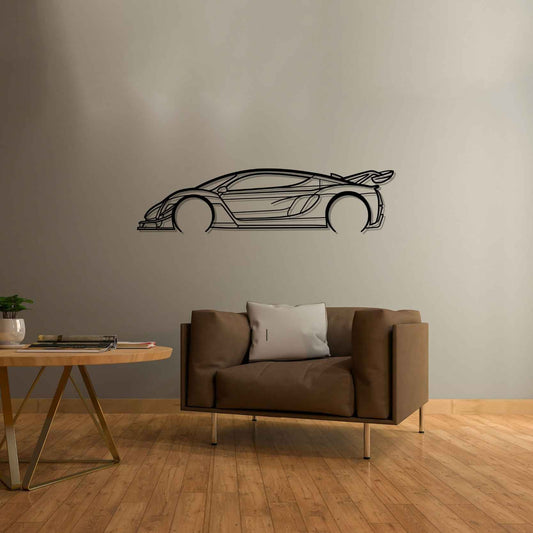 Czinger 21C6 Metal Wall Art Car Silhouette | Personalized Car Gift For Men - PixelGears