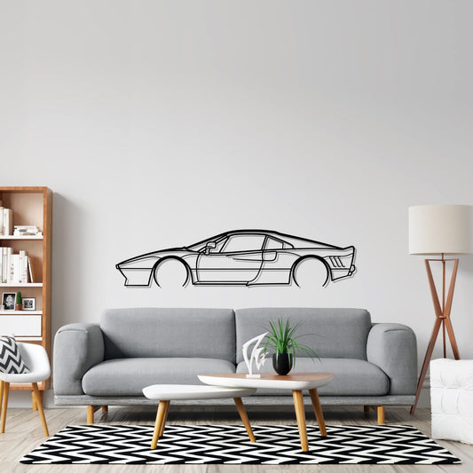 288 GTO Metal Wall Art Car Silhouette | Personalized Car Gift For Men - PixelGears