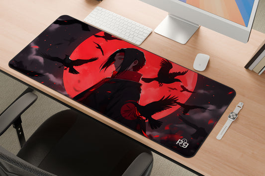 Naruto Itachi Uchiha Crows - XXL and XXXXL Mouse Pad - PixelGears