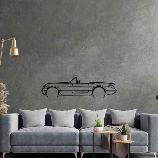 Chevrolet Corvette C1 1954 Metal Wall Art Car Silhouette | Personalized Car Gift For Men - PixelGears