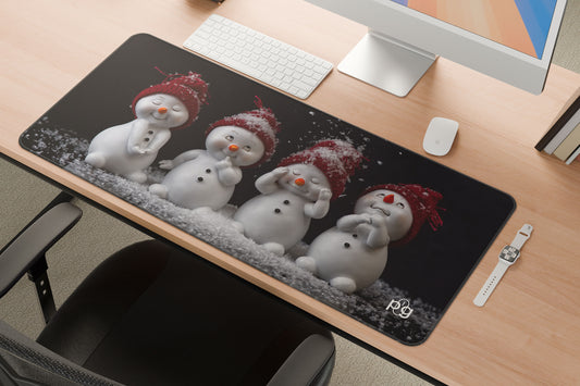 Snowy Smiles - XXL and XXXXL Mouse Pad - PixelGears