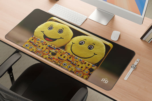 Emoji Smileys Yellow Box - XXL and XXXXL Mouse Pad - PixelGears
