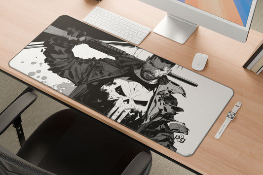 Punisher With Shotgun - XXL and XXXXL Mouse Pad - PixelGears