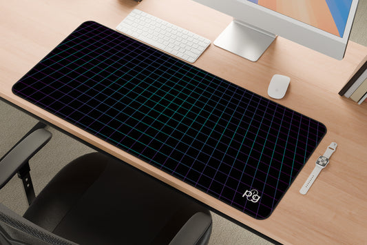 Neon Grid XXL and XXXXL Mouse Pad - PixelGears