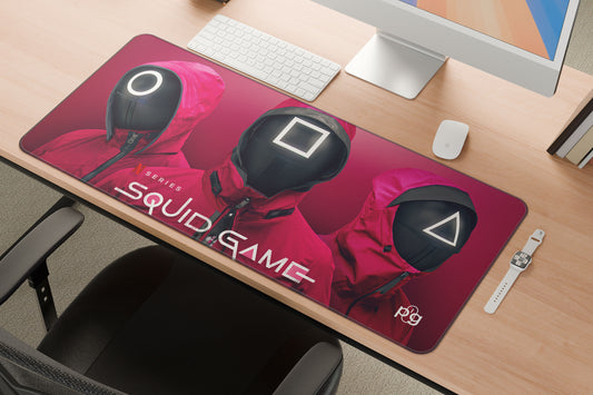 Squid Game Guard Shape Masks - XXL and XXXXL Mouse Pad - PixelGears