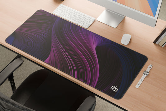 Abstract Pruple Spirals - XXL and XXXXL Mouse Pad - PixelGears