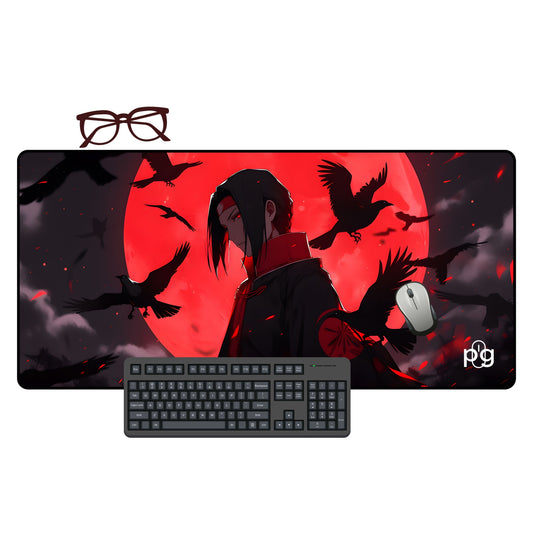 Naruto Itachi Uchiha Crows - XXL and XXXXL Mouse Pad - PixelGears