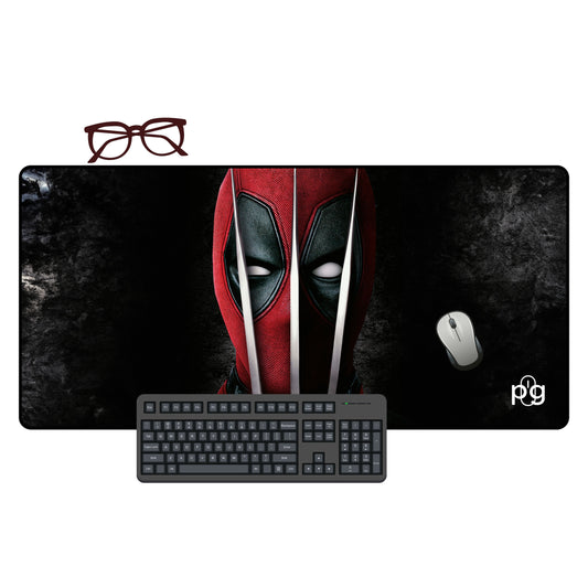 Deadpool With Wolverine Claw- XXL and XXXXL Mouse Pad - PixelGears
