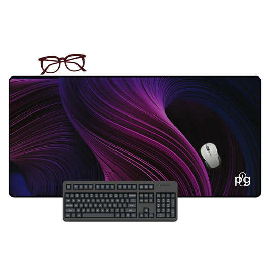 Abstract Pruple Spirals - XXL and XXXXL Mouse Pad - PixelGears