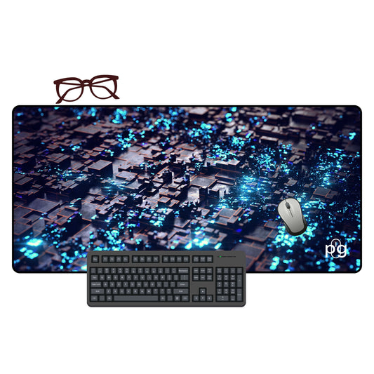 Greebles Blue XXL and XXXXL Mouse Pad - PixelGears