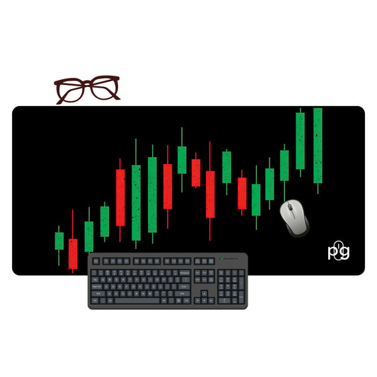 Candlestick Pattern - XXL and XXXXL Mouse Pad - PixelGears