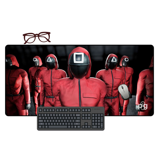 Squid Game Guard Costume - XXL and XXXXL Mouse Pad - PixelGears