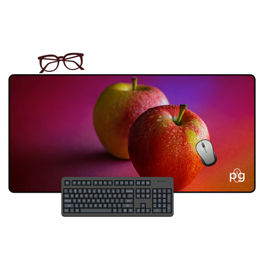 Fresh Apples Dew Drops - XXL and XXXXL Mouse Pad - PixelGears