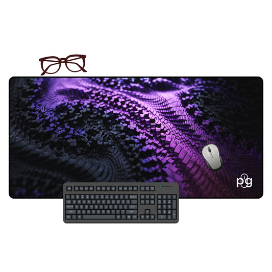 Black Purple Macro XXL and XXXXL Mouse Pad - PixelGears