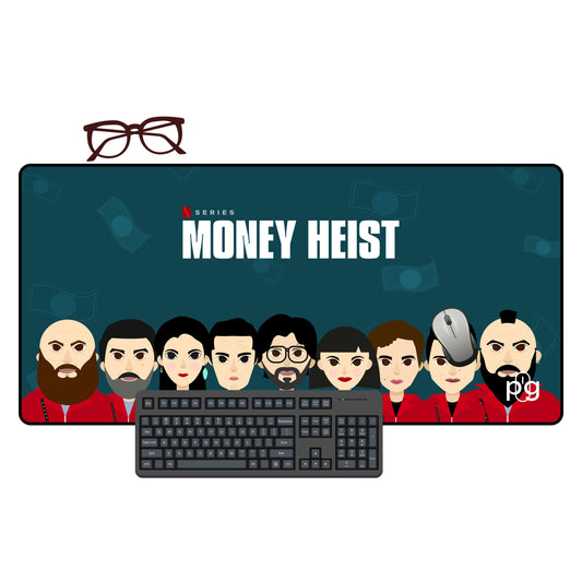 Money Heist  - XXL and XXXXL Mouse Pad - PixelGears