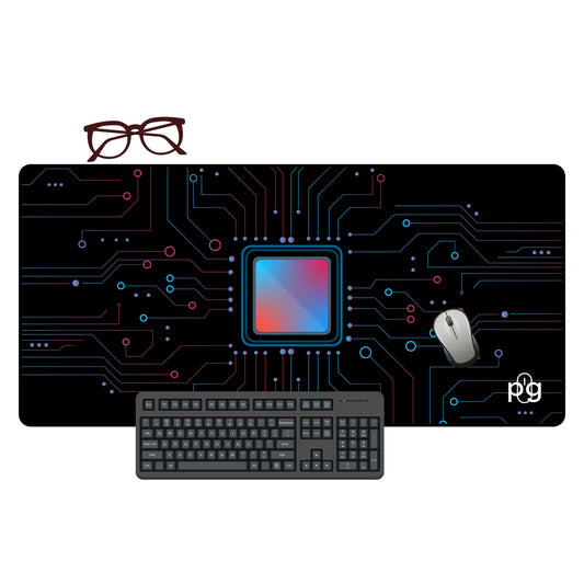 Computer Chip CPU - XXL and XXXXL Mouse Pad - PixelGears