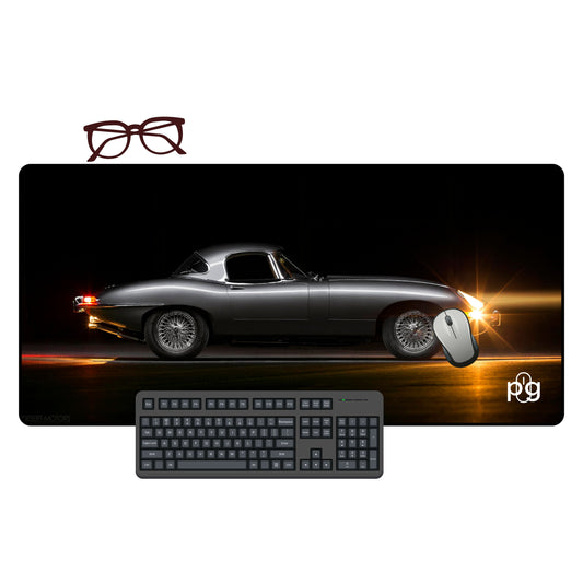 Jaguar E-Type Vintage Sports Car XXL and XXXXL Mouse Pad - PixelGears