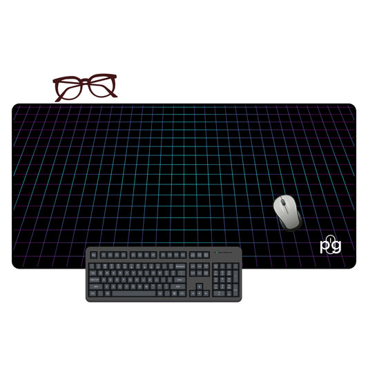 Neon Grid XXL and XXXXL Mouse Pad - PixelGears