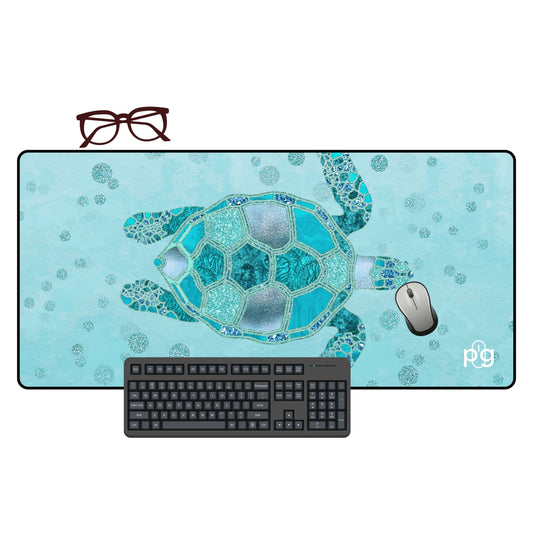 Glamour Aqua Turquoise Core XXL and XXXXL Mouse Pad - PixelGears