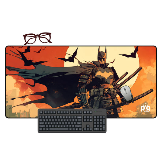 Samurai Batman Sunset - XXL and XXXXL Mouse Pad - PixelGears