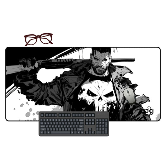 Punisher With Shotgun - XXL and XXXXL Mouse Pad - PixelGears