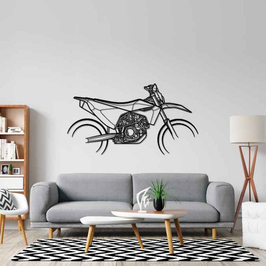 701 Supermoto 2019 Metal Wall Art Bike Silhouettes | Wall Decor | Gift For Men - Pixelgears