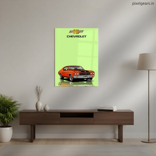 70s Speed Icon Metal Poster | Aesthetic Pop Art Wall Decor & Painting