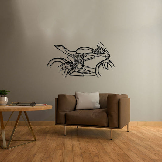 959 Panigale Corse Metal Wall Art Bike Silhouettes | Wall Decor | Gift For Men - Pixelgears