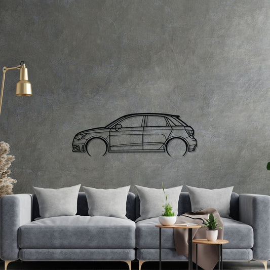 Audi A1 Metal Wall Art Car Silhouette | Personalized Car Gift For Men - PixelGears