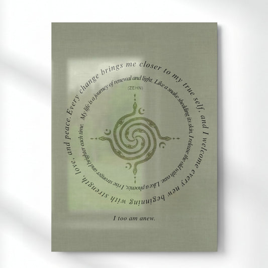 A New Beginning Metal Poster | Aesthetic Pop Art Wall Decor & Painting