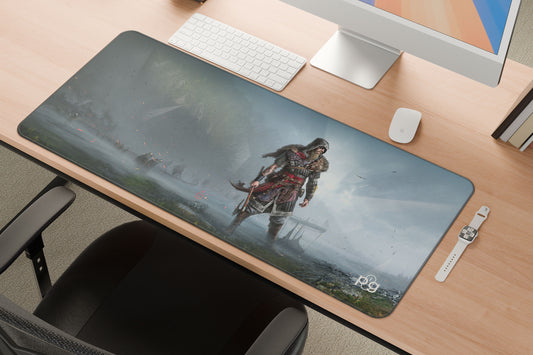 Aassassins Creed Valhalla Viking Raider Fan Art - XXL and XXXXL Mouse Pad - PixelGears