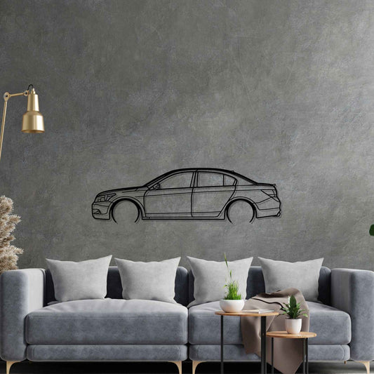 Honda Accord 2009 Metal Wall Art Car Silhouette | Personalized Car Gift For Men - PixelGears