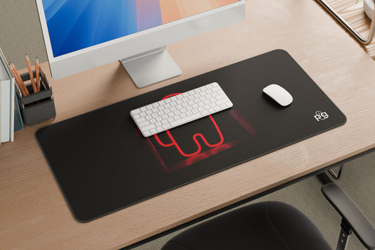 Among Us Neon Dark Background - XXL and XXXXL Mouse Pad - PixelGears
