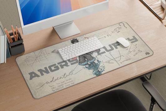 Angry Luffy Tech Sketch Edition - XXL and XXXXL Mouse Pad - PixelGears