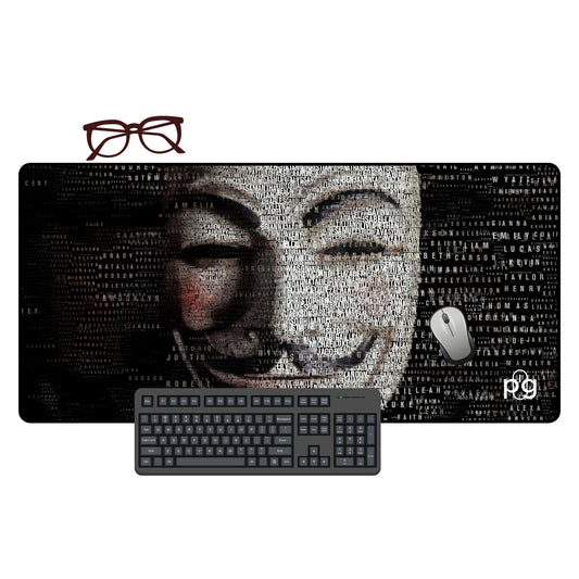 Anonymous Mask - XXL and XXXXL Mouse Pad - PixelGears